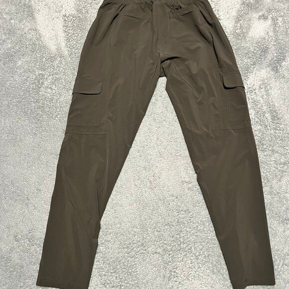 Athleta Pants Womens 14 Tall Chelsea Cargo Gray Zip Pocket Stretch - Picture 3 of 10